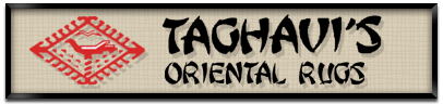 Taghavi's oriental rugs logo