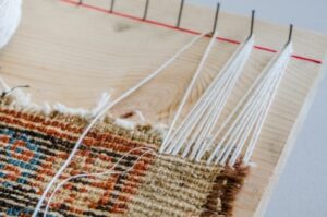 Rug Fringe Repair